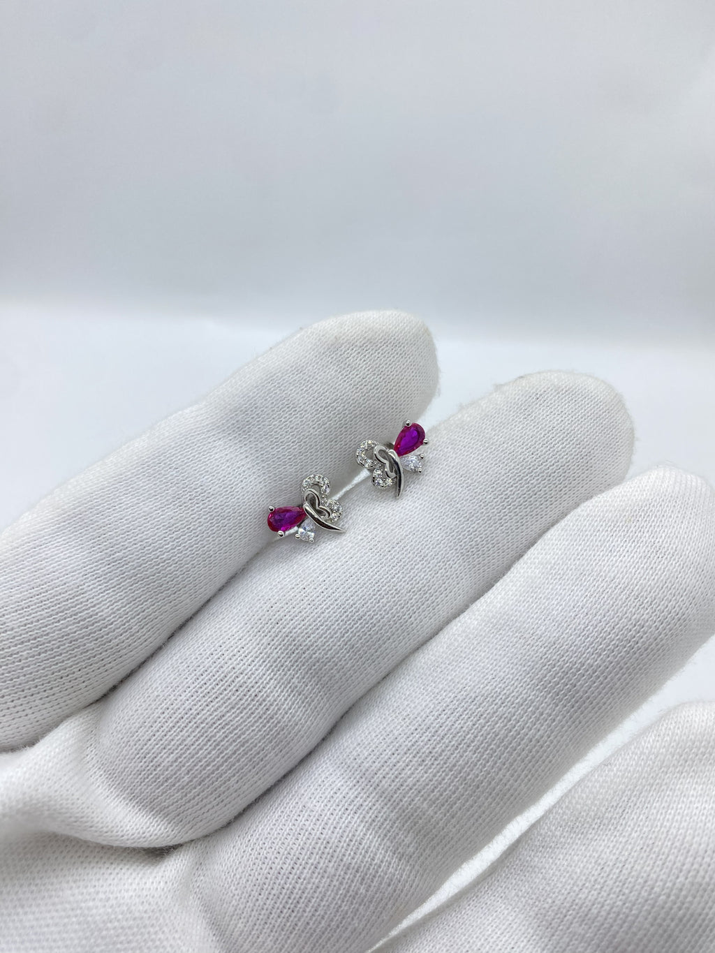 pink stone stud collection