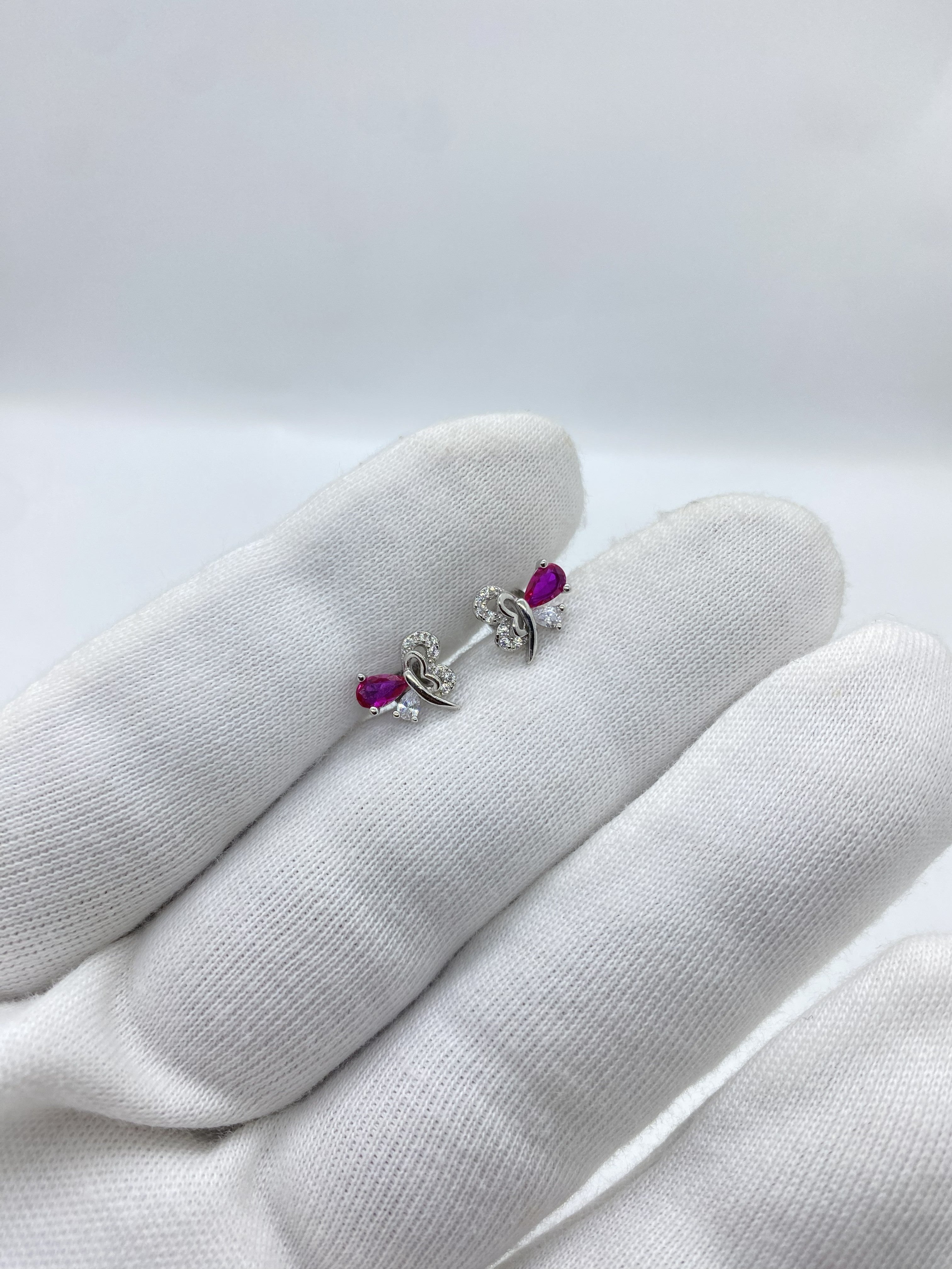 pink stone stud collection