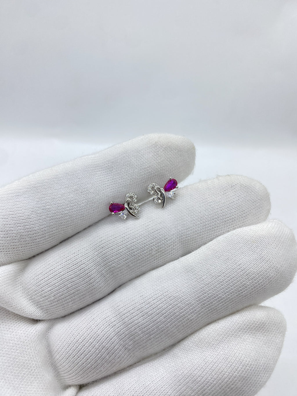 pink stone stud collection