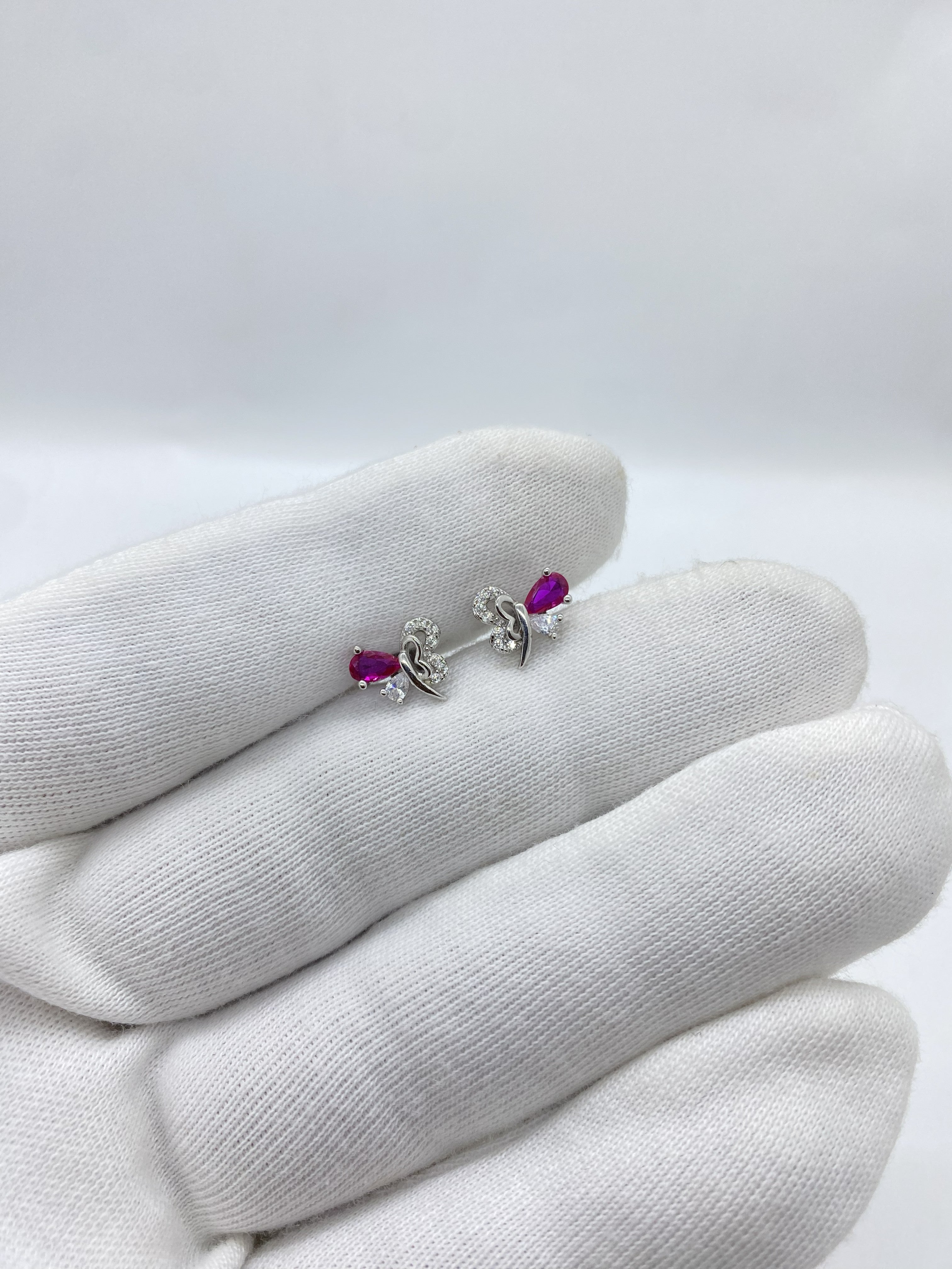 pink stone stud collection