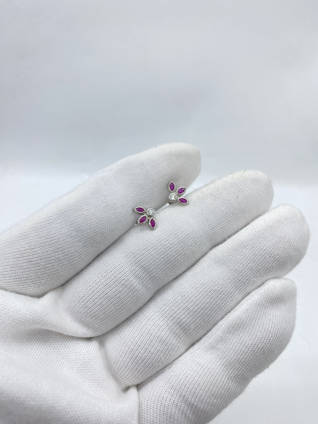 Ruby Wing studs