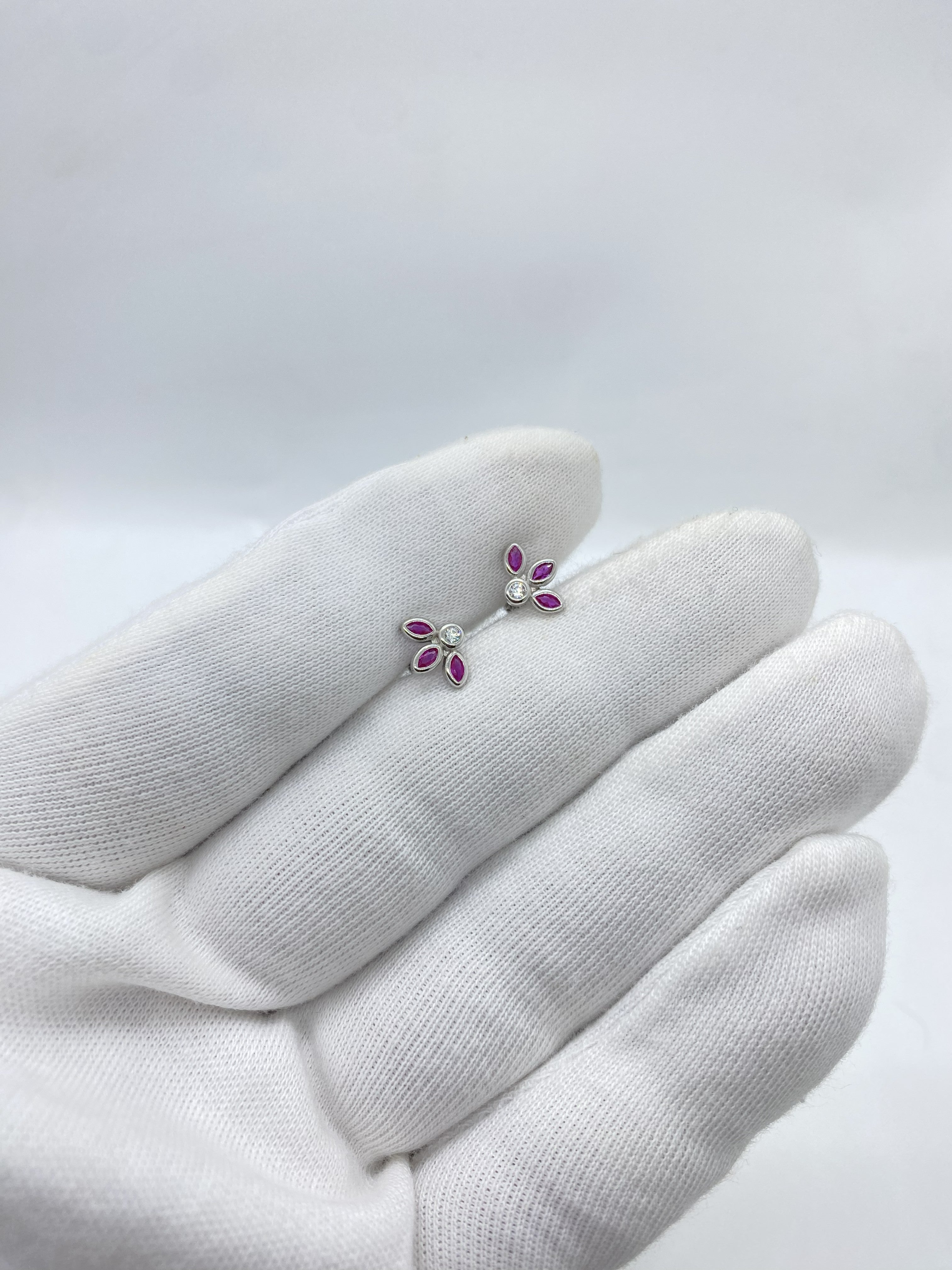 Ruby Wing studs