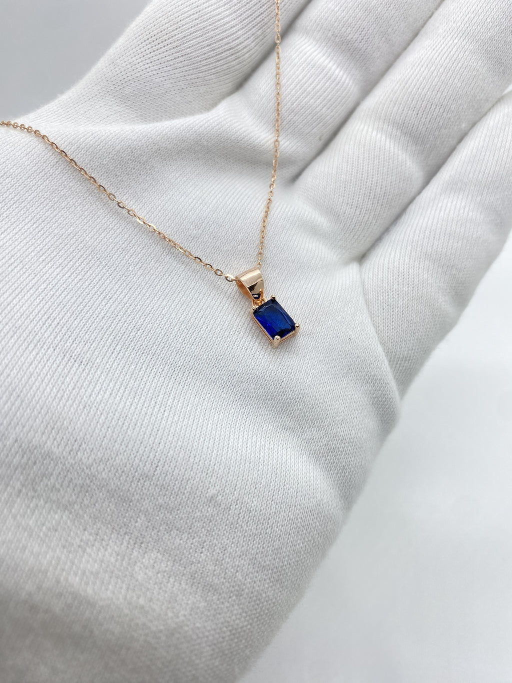 Sufi Blue In Rose Silver