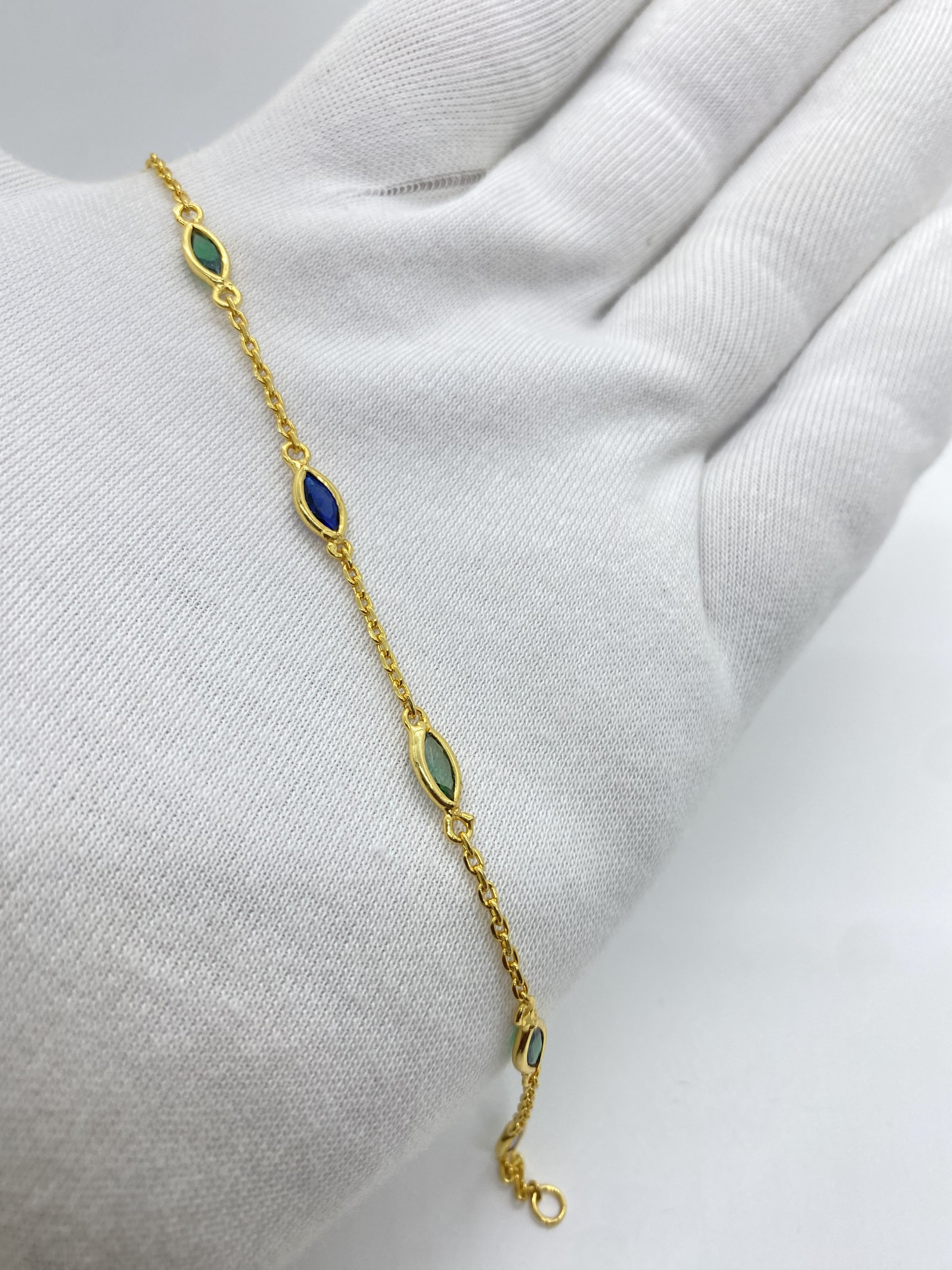 Simple Rice Stone Bracelet