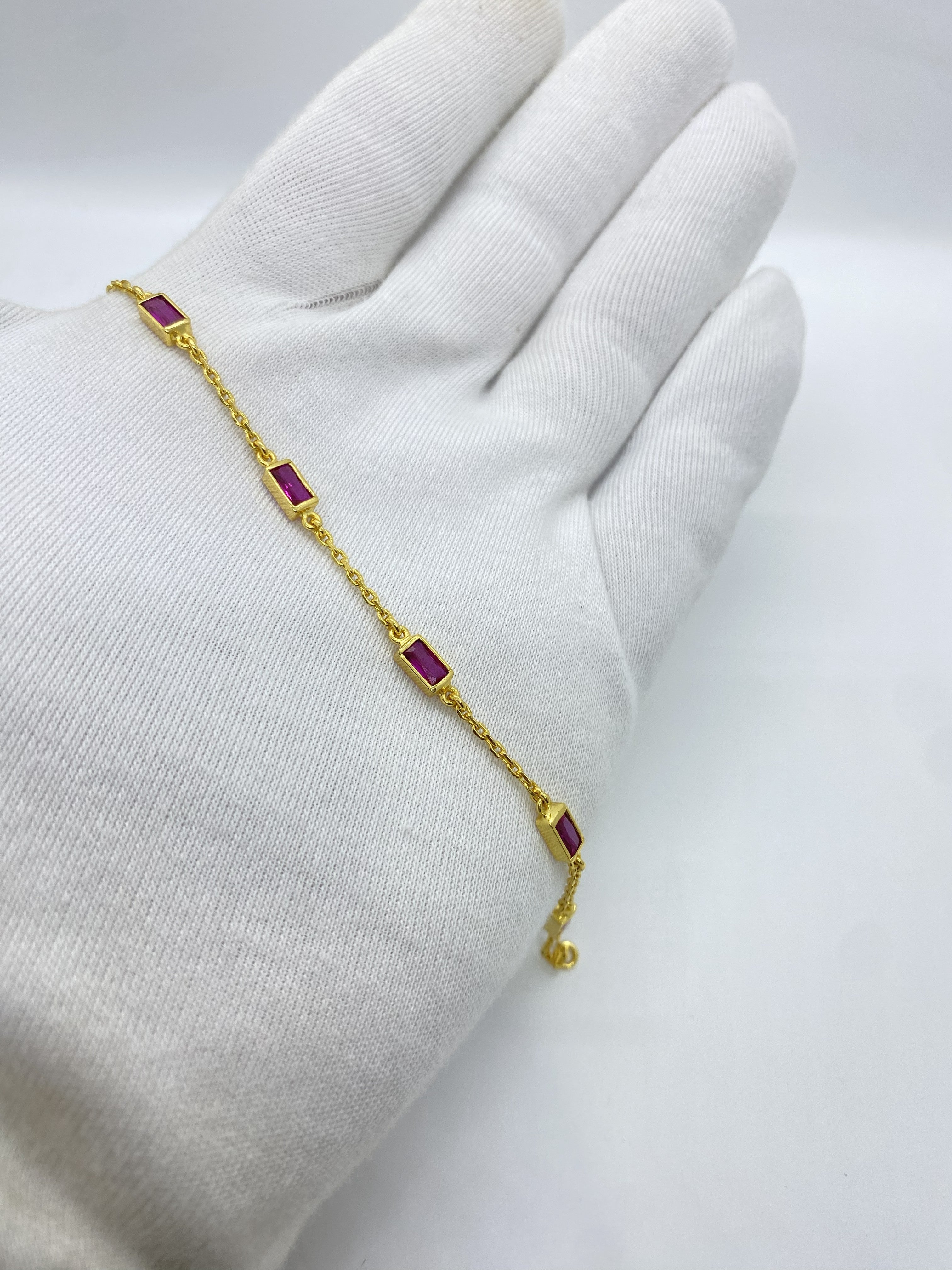 Ruby Red Bracelet