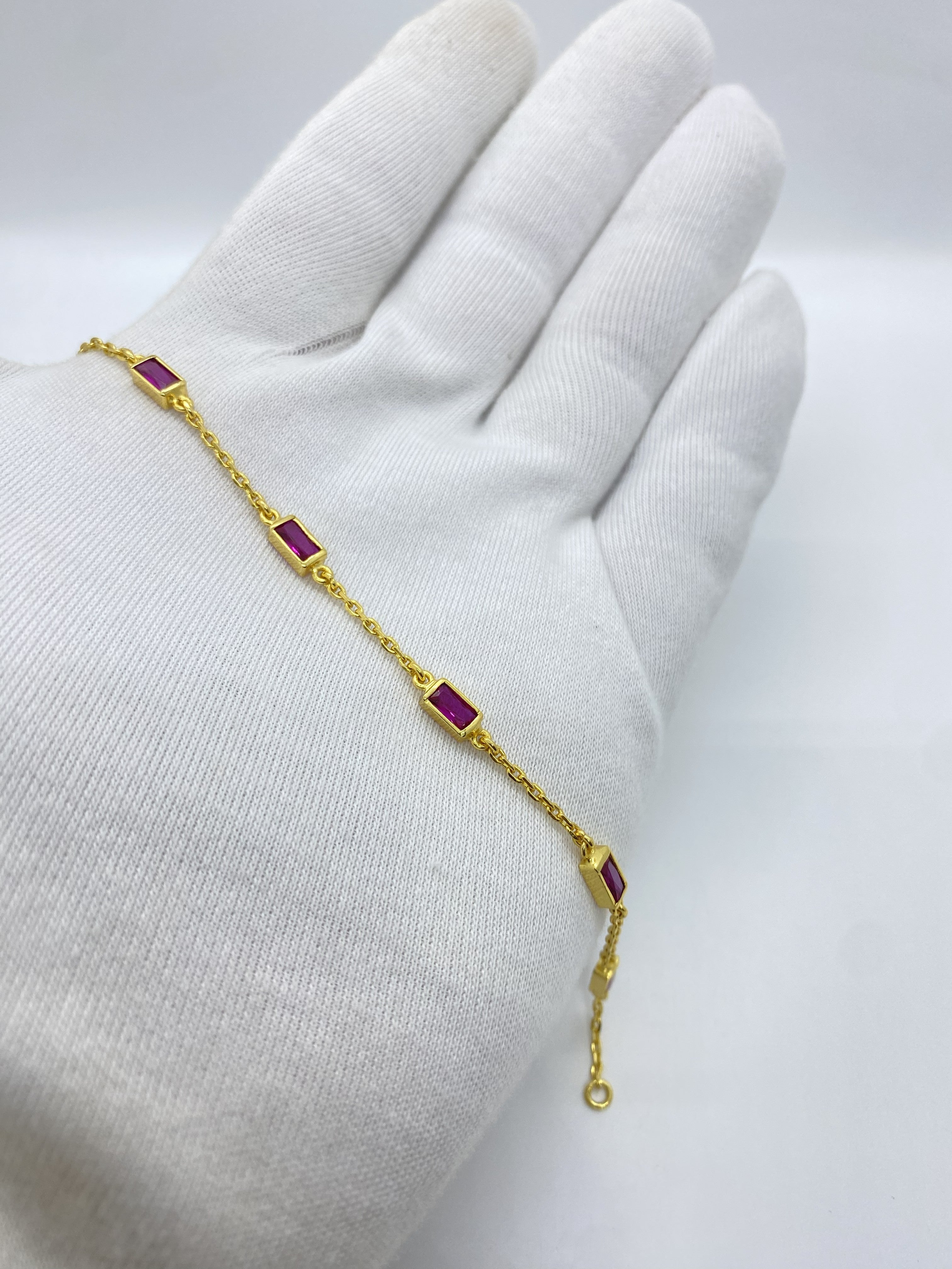 Ruby Red Bracelet