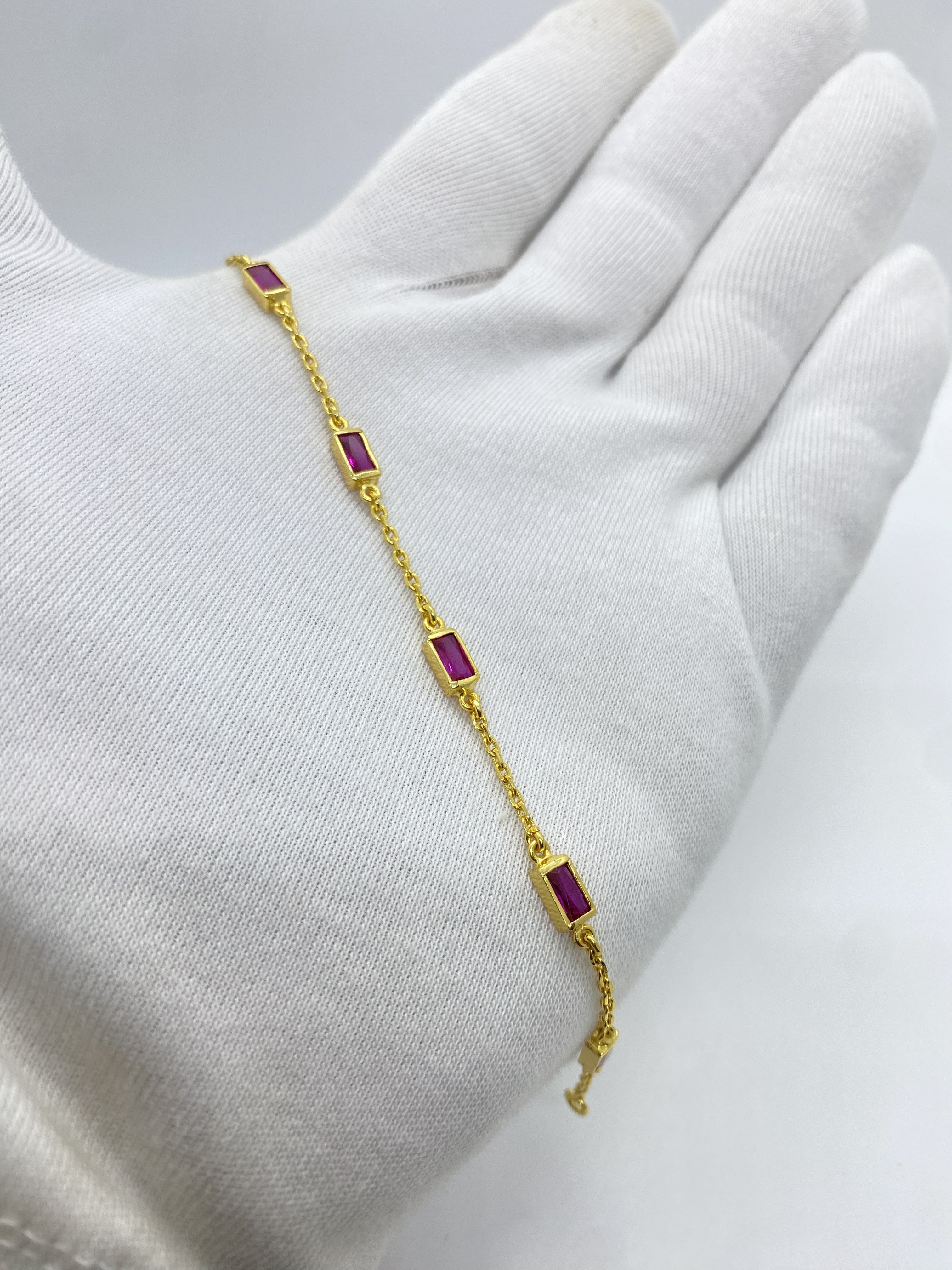 Ruby Red Bracelet