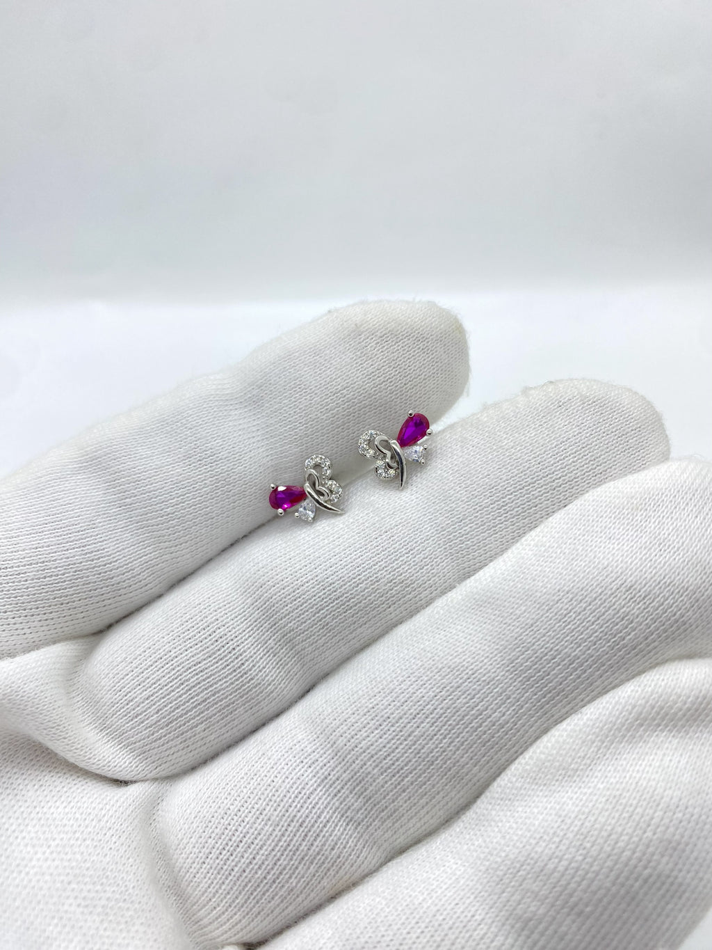 pink stone stud collection