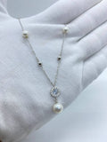 Stone Pearl Necklace