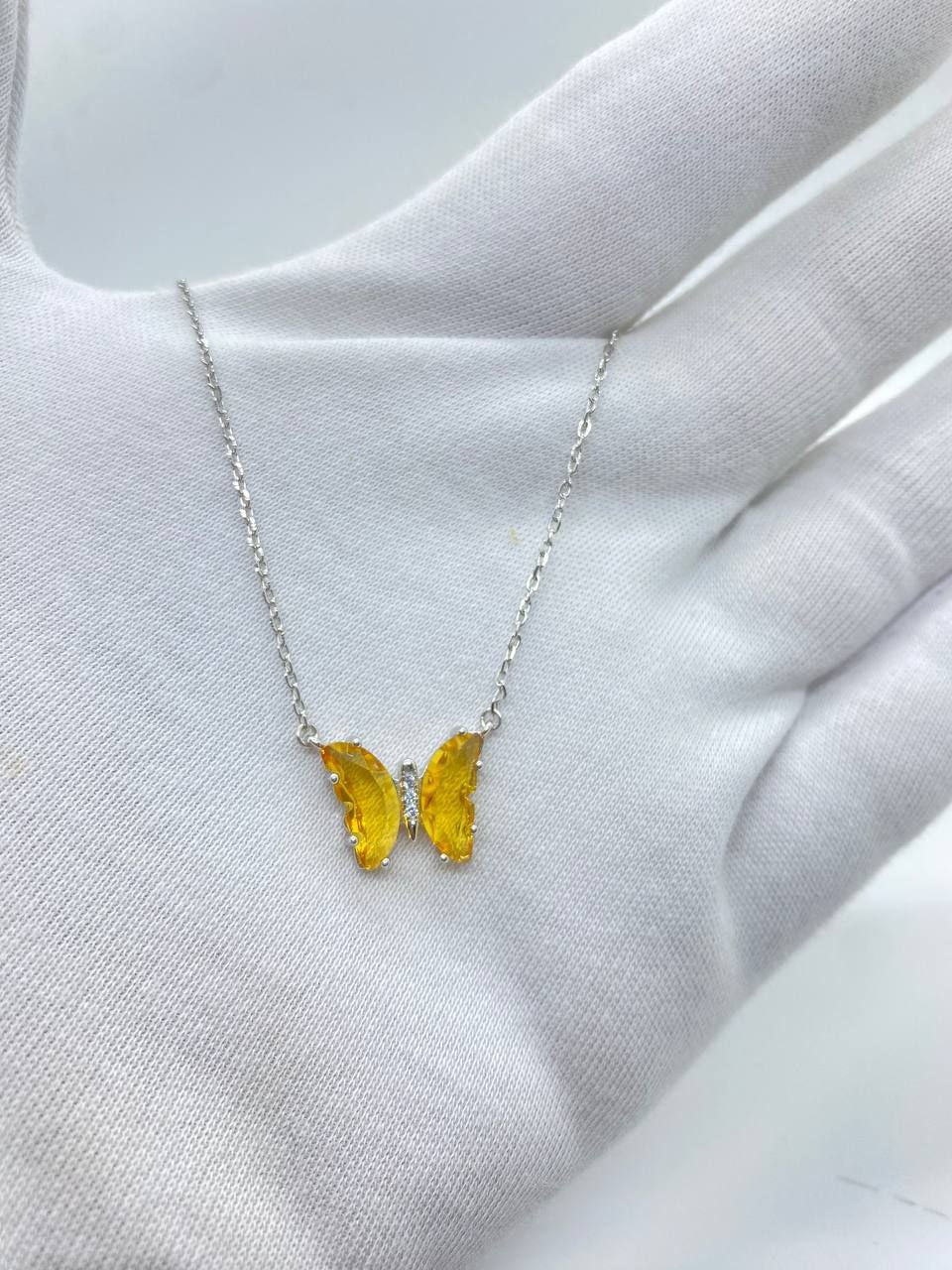 Yellow Butterfly NECKLACE