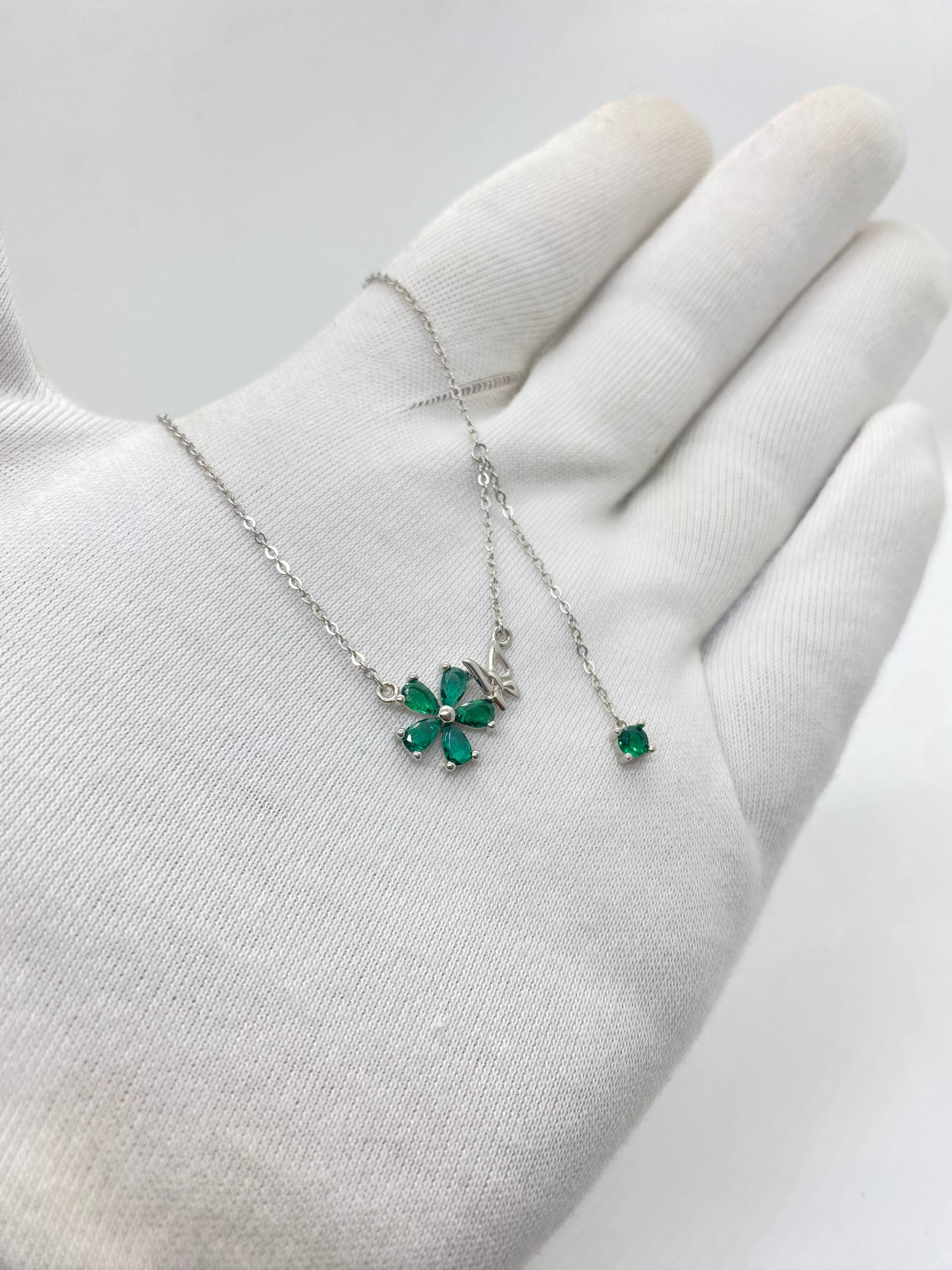 Green Drop Necklace