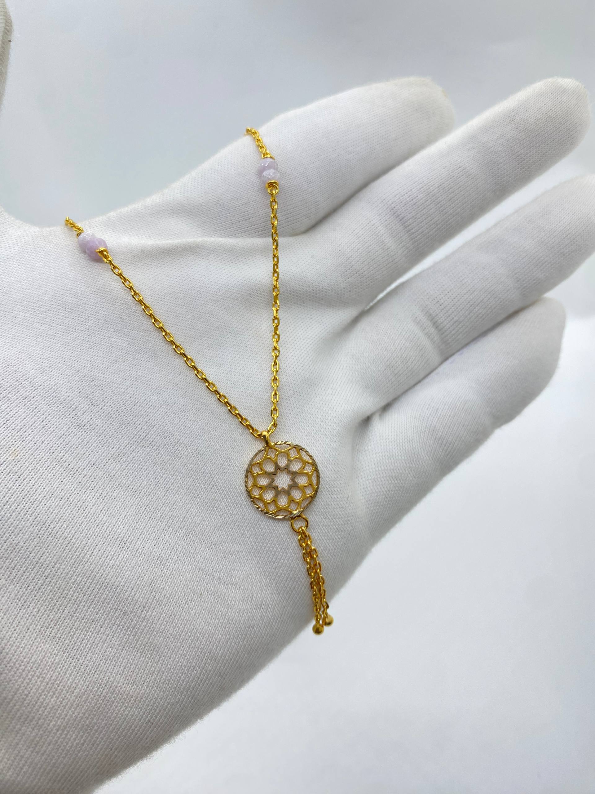 Golden Bead Necklace