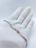 pink butterfly bracelet