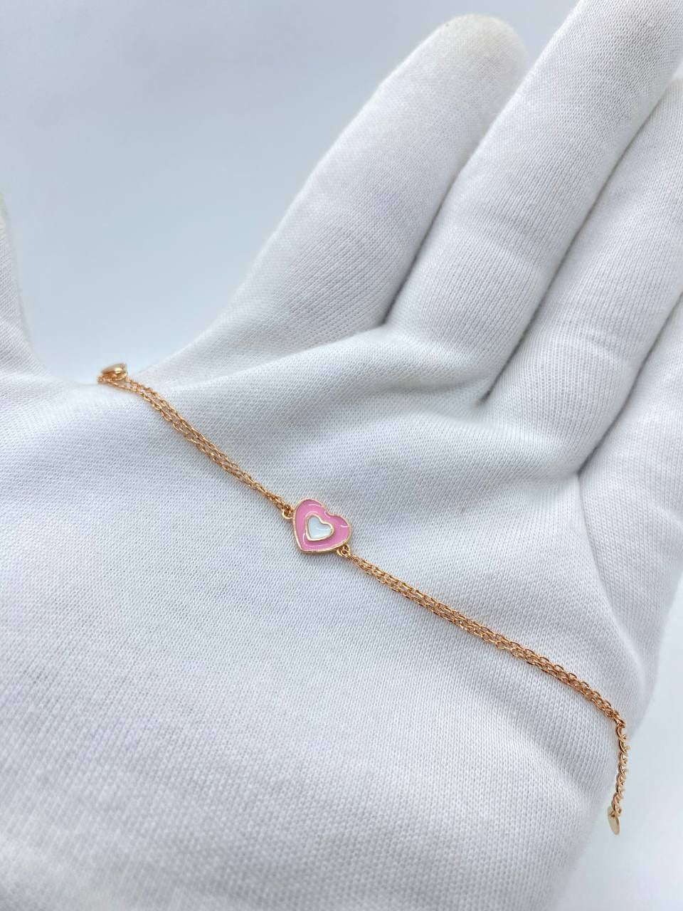 Rose silver baby bracelet 92.5
