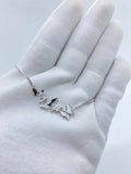 silver butterfly adjustable 92.5