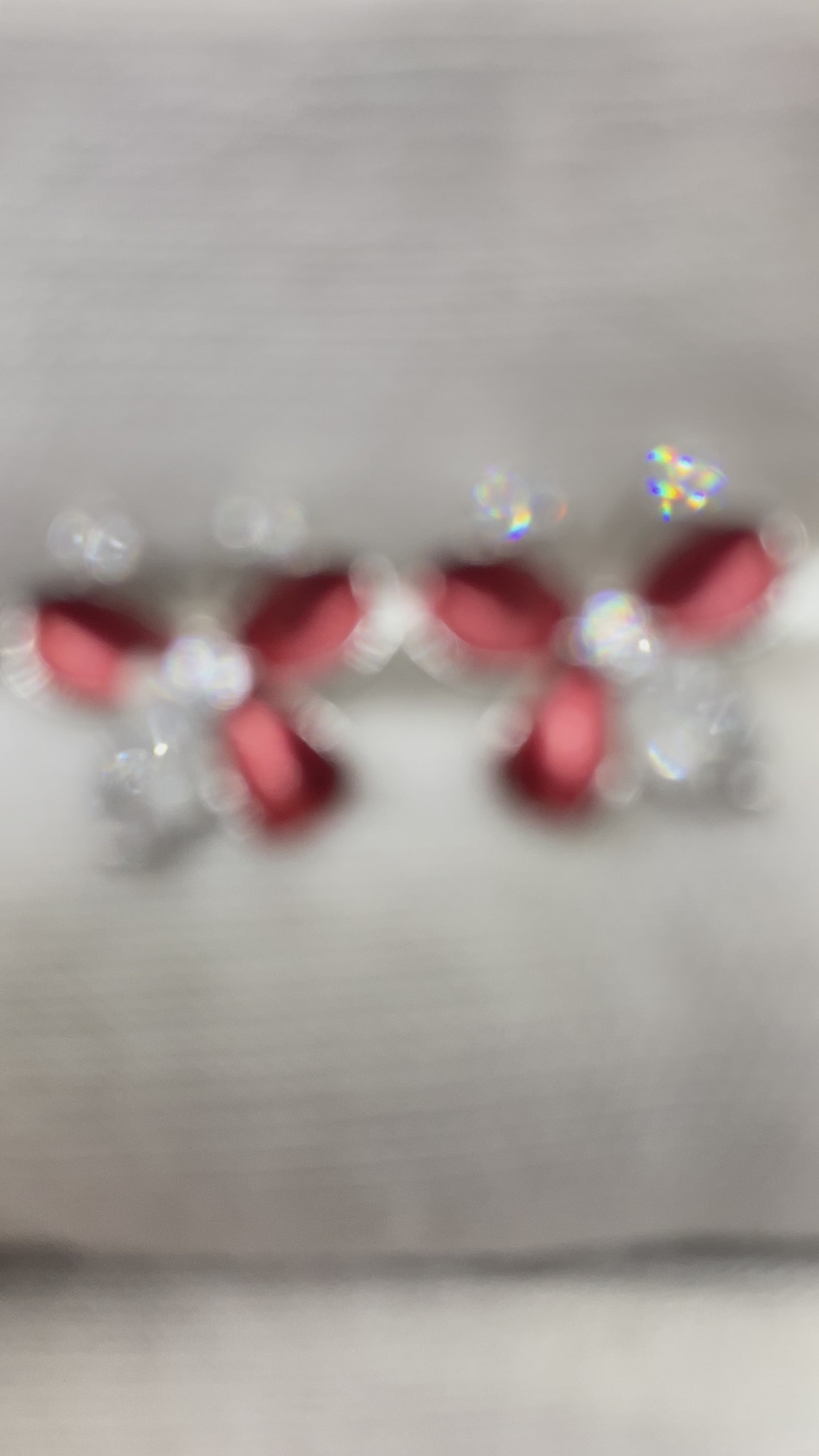 silver flower type butterfly earring